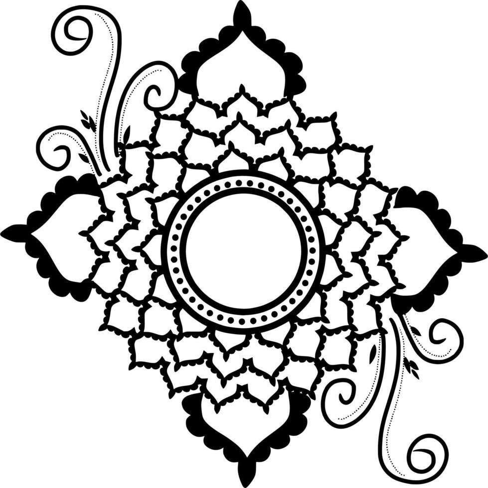 diseño de patrón de mandala vector