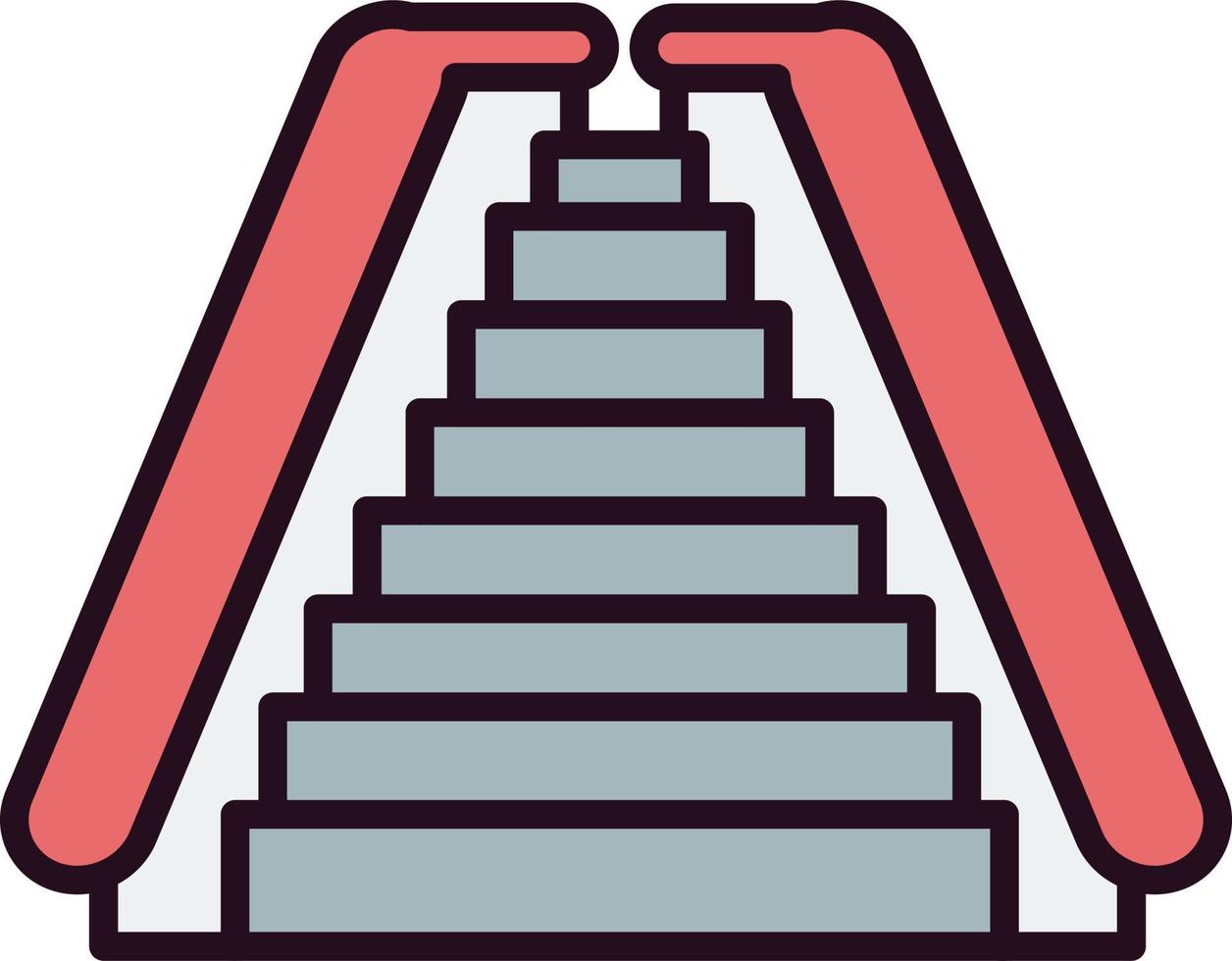 Escalator Vector Icon