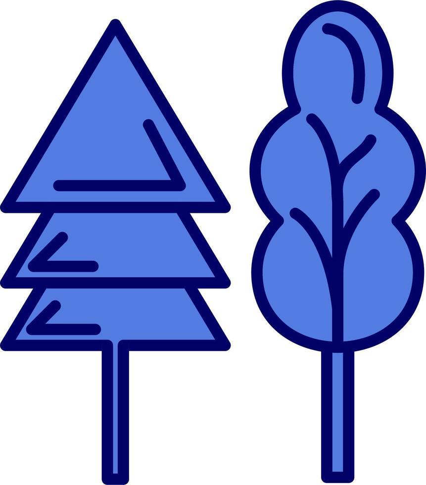 icono de vector de árbol