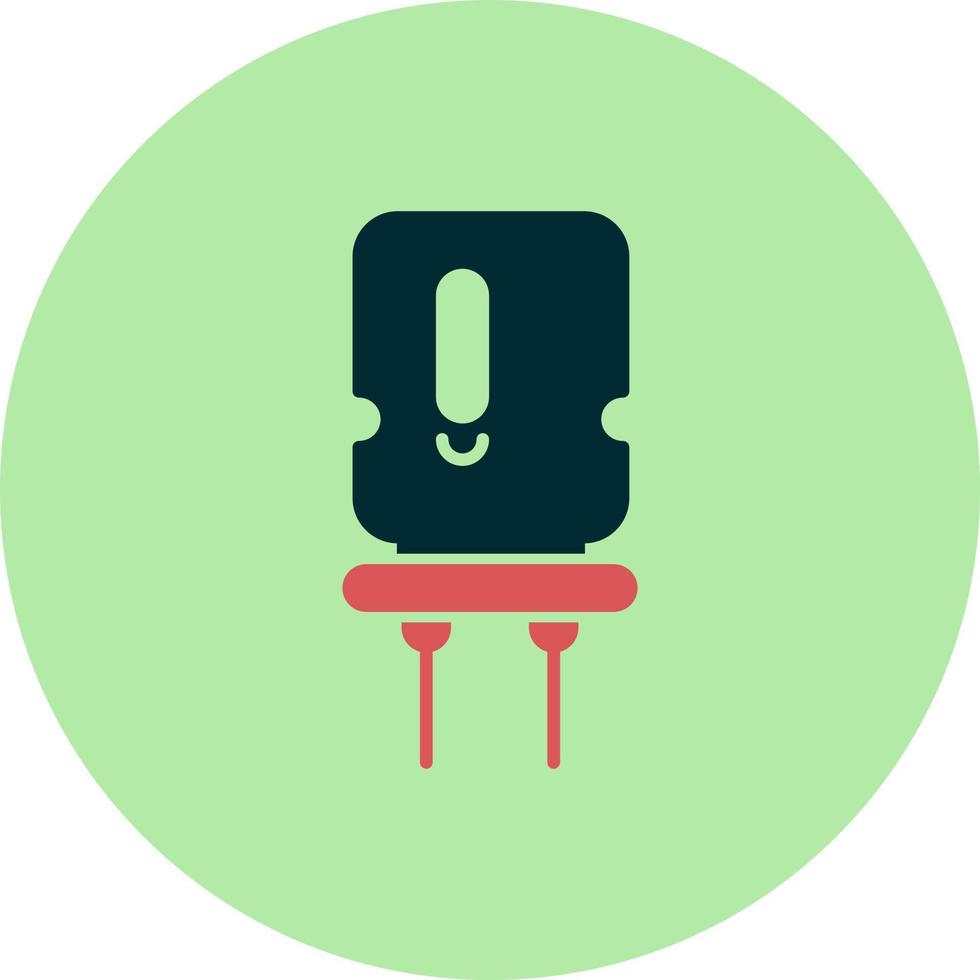 Capacitor Vector Icon