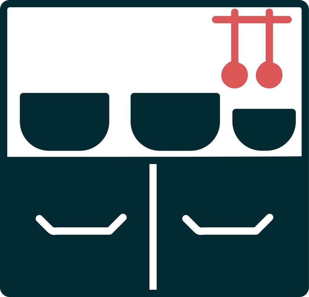 Kitchen Shelf Vector Icon