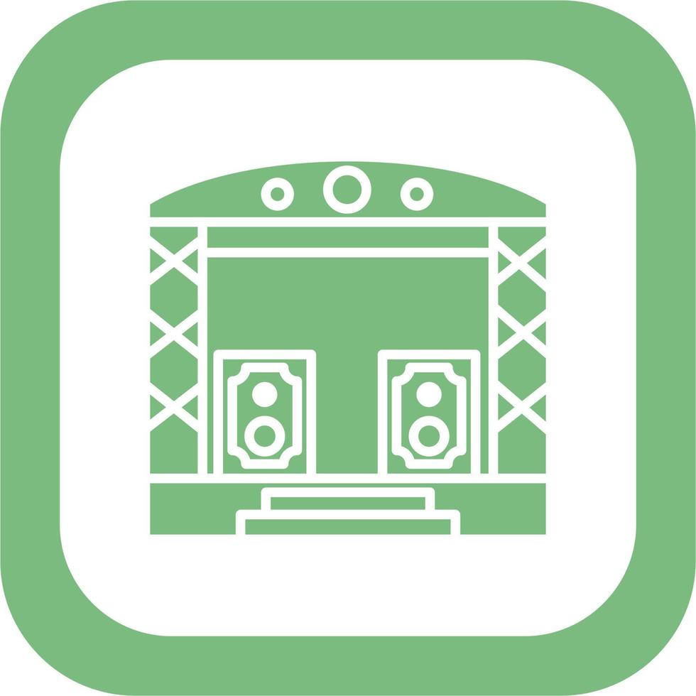 Stage Vector Icon