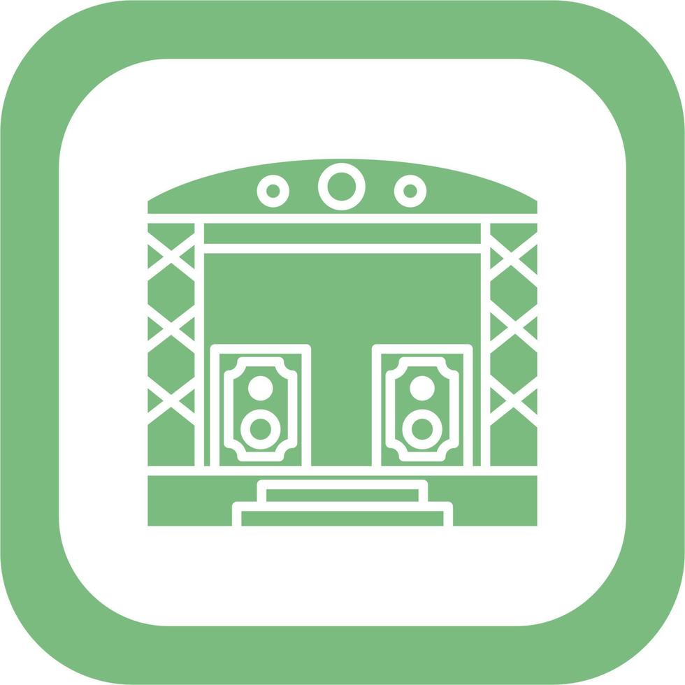 Stage Vector Icon