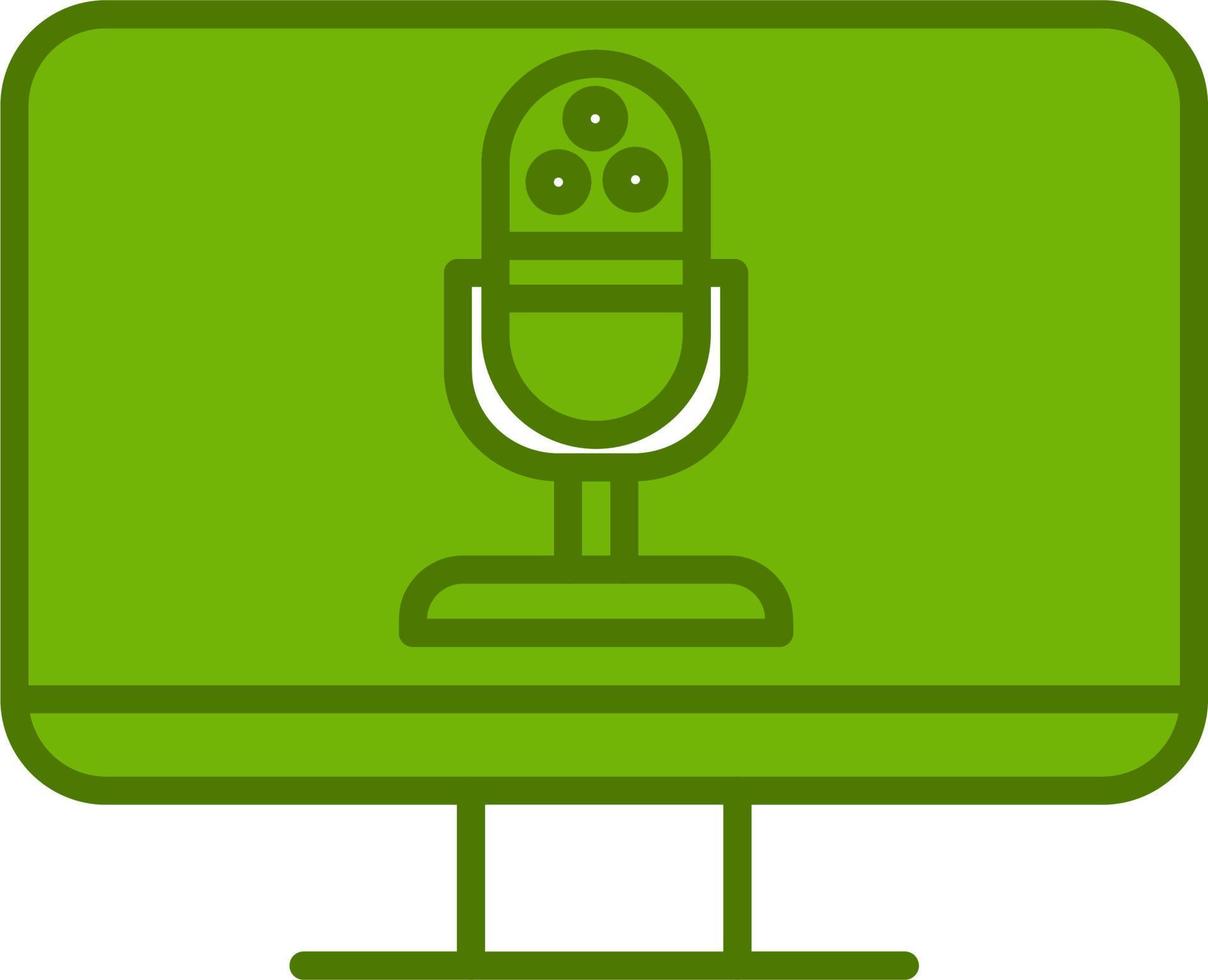 Broadcaster Vector Icon