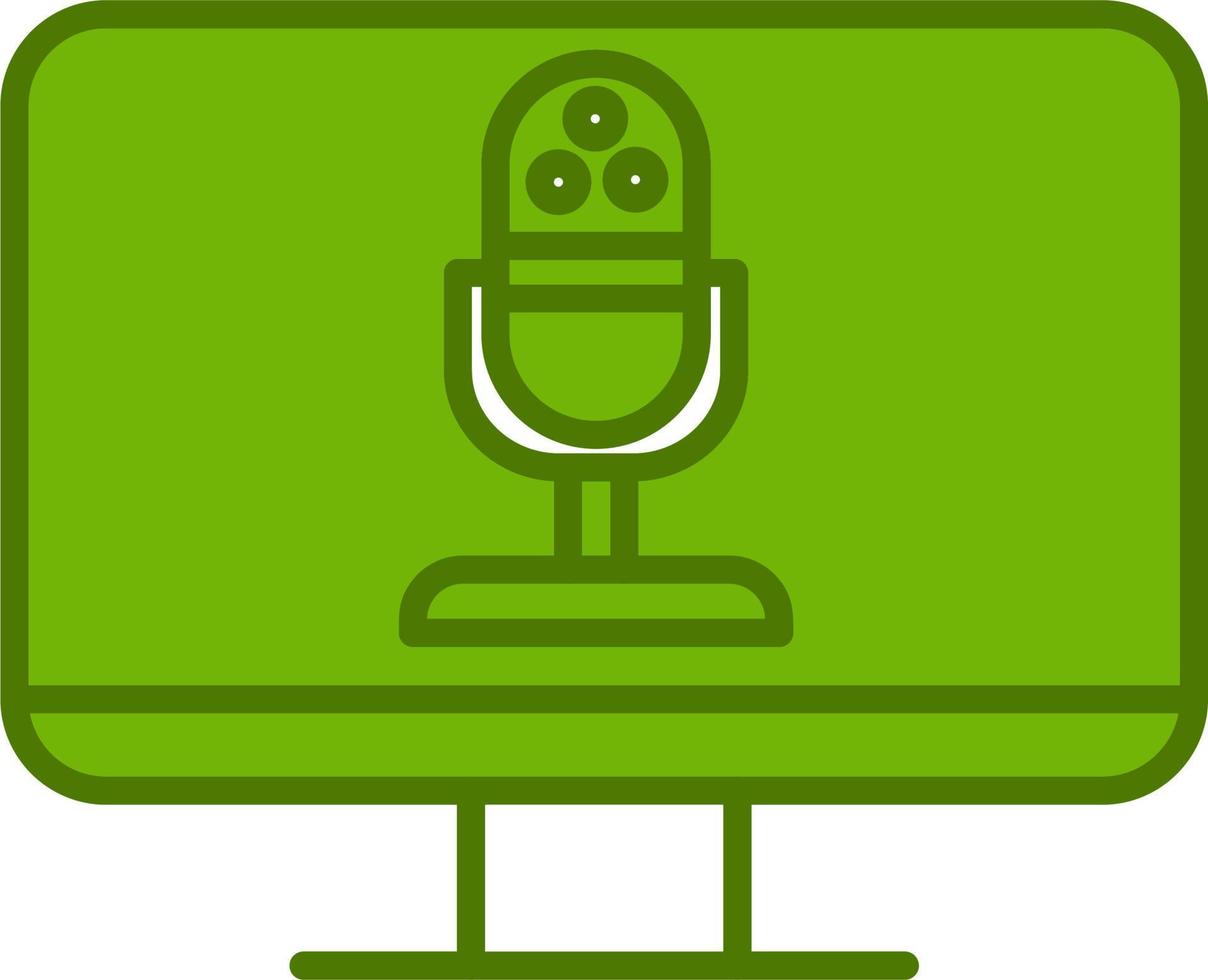 Broadcaster Vector Icon