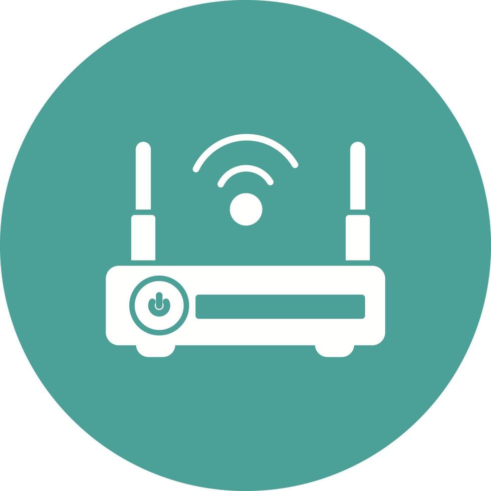 Wifi router Vector Icon