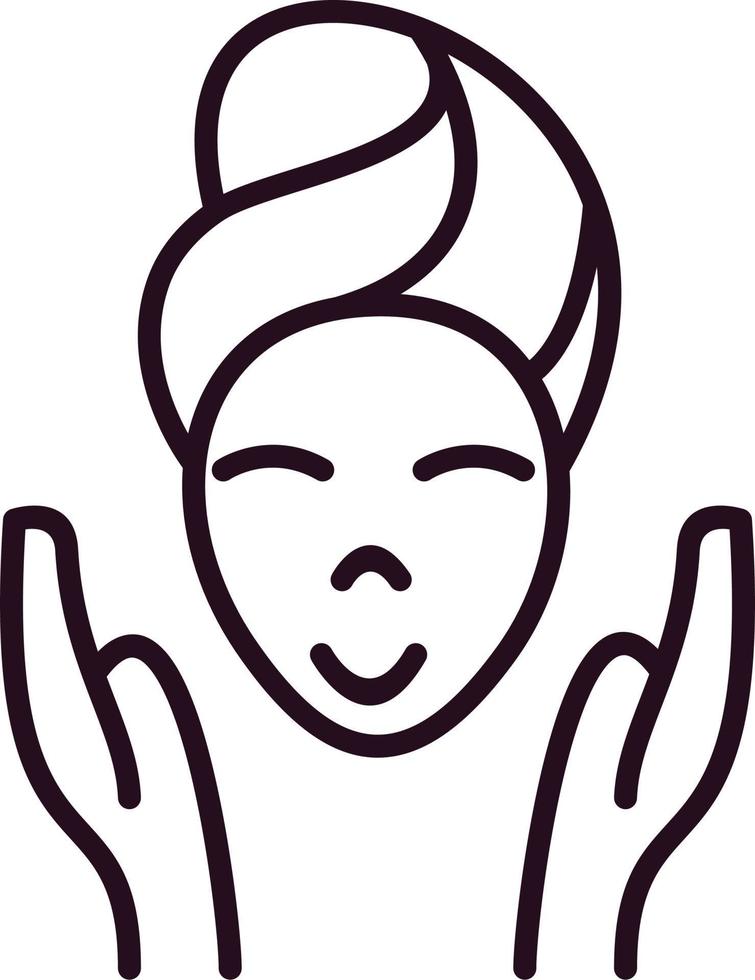 Facial treatment Vector Icon