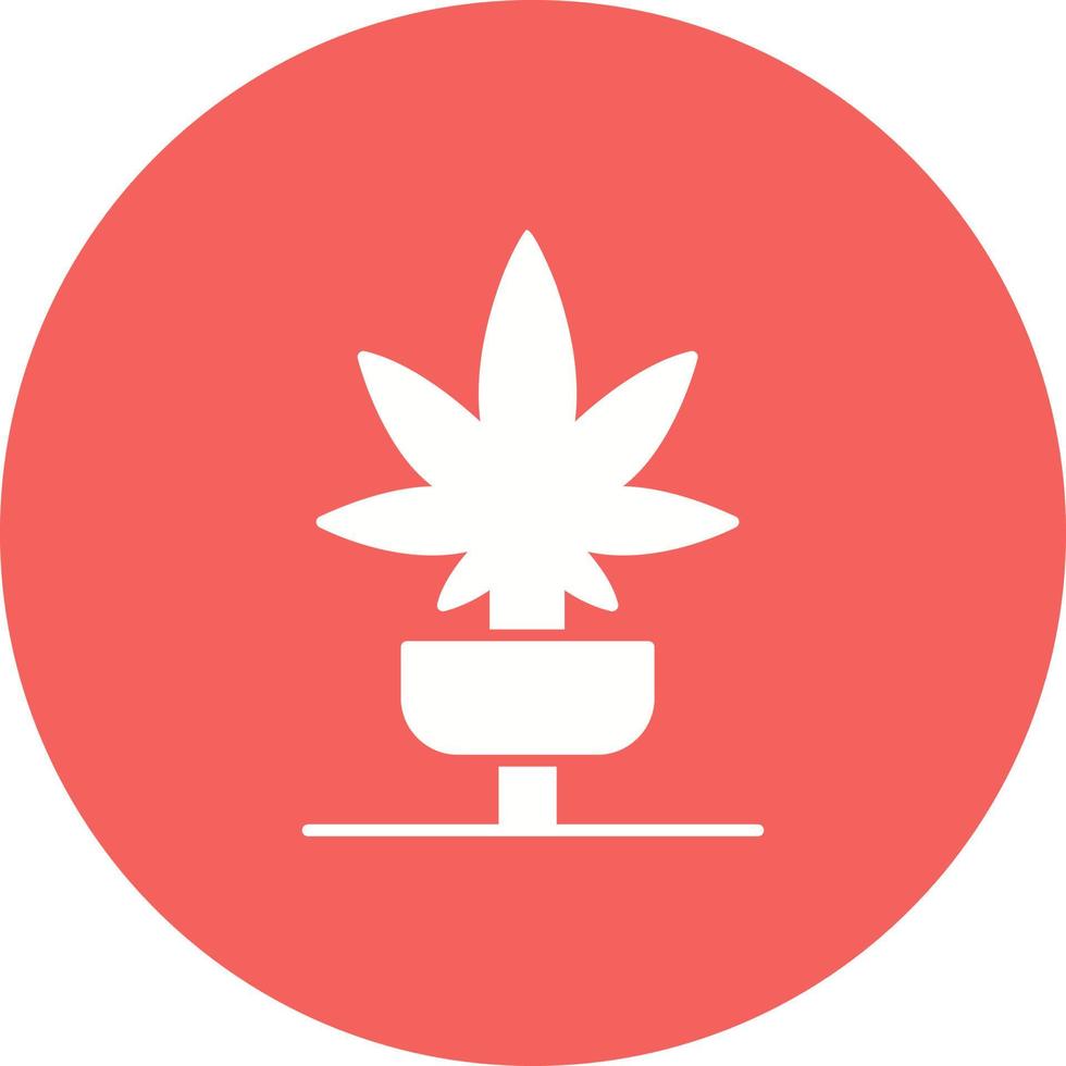 icono de vector de marihuana