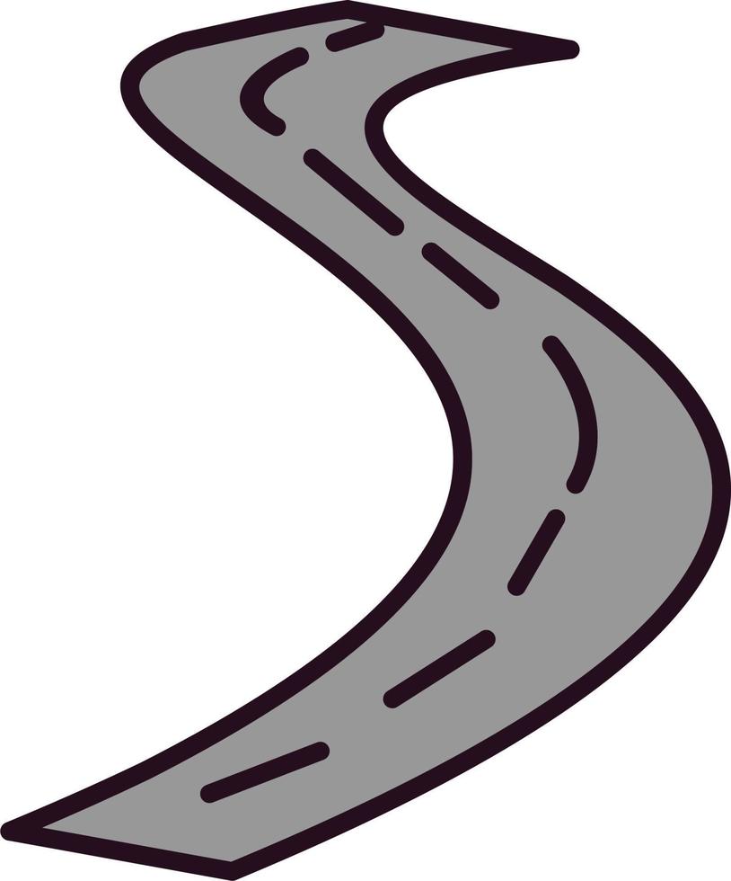 icono de vector de carretera