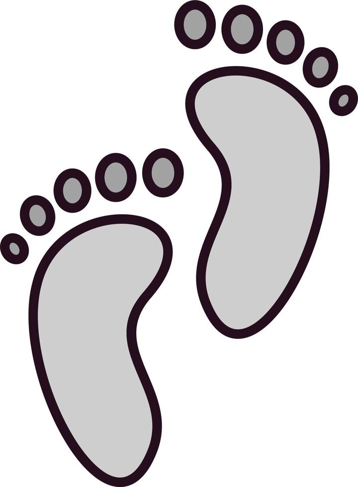 Footprints Vector Icon