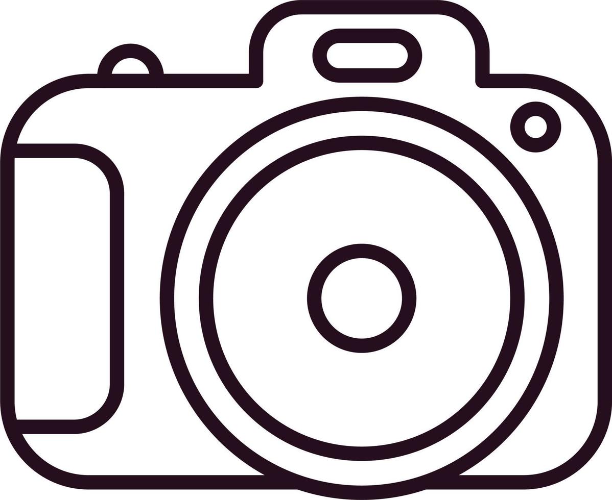 Digital camera Vector Icon