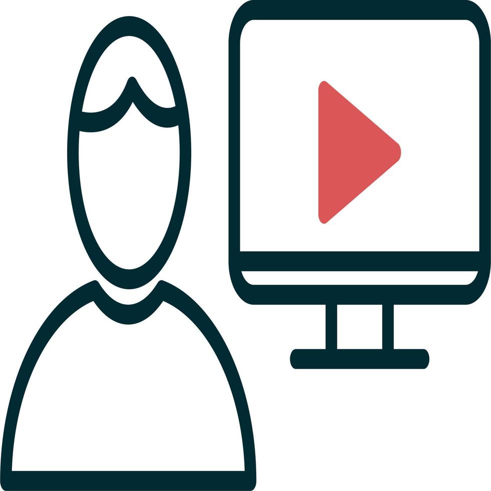 Blogger Vector Icon