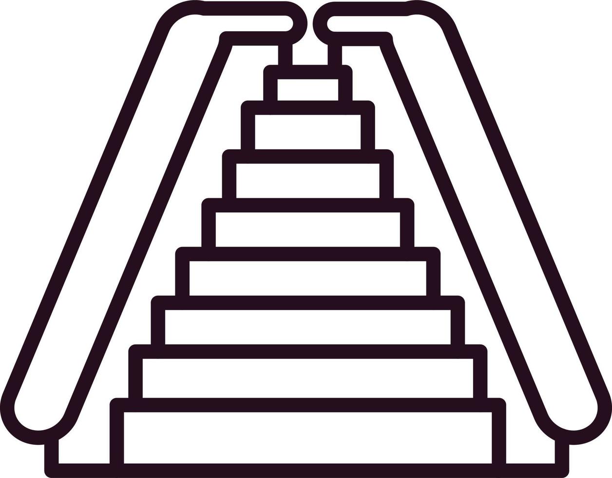 icono de vector de escalera mecánica