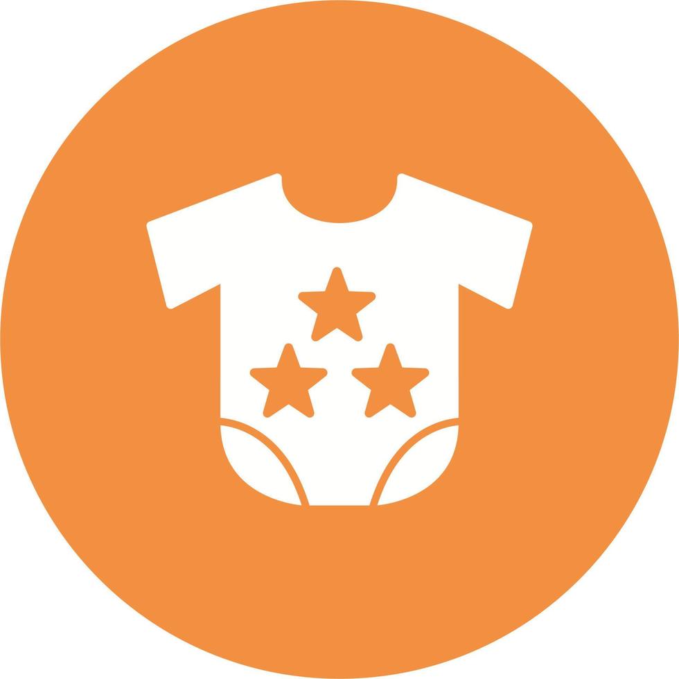 Baby cloth Vector Icon