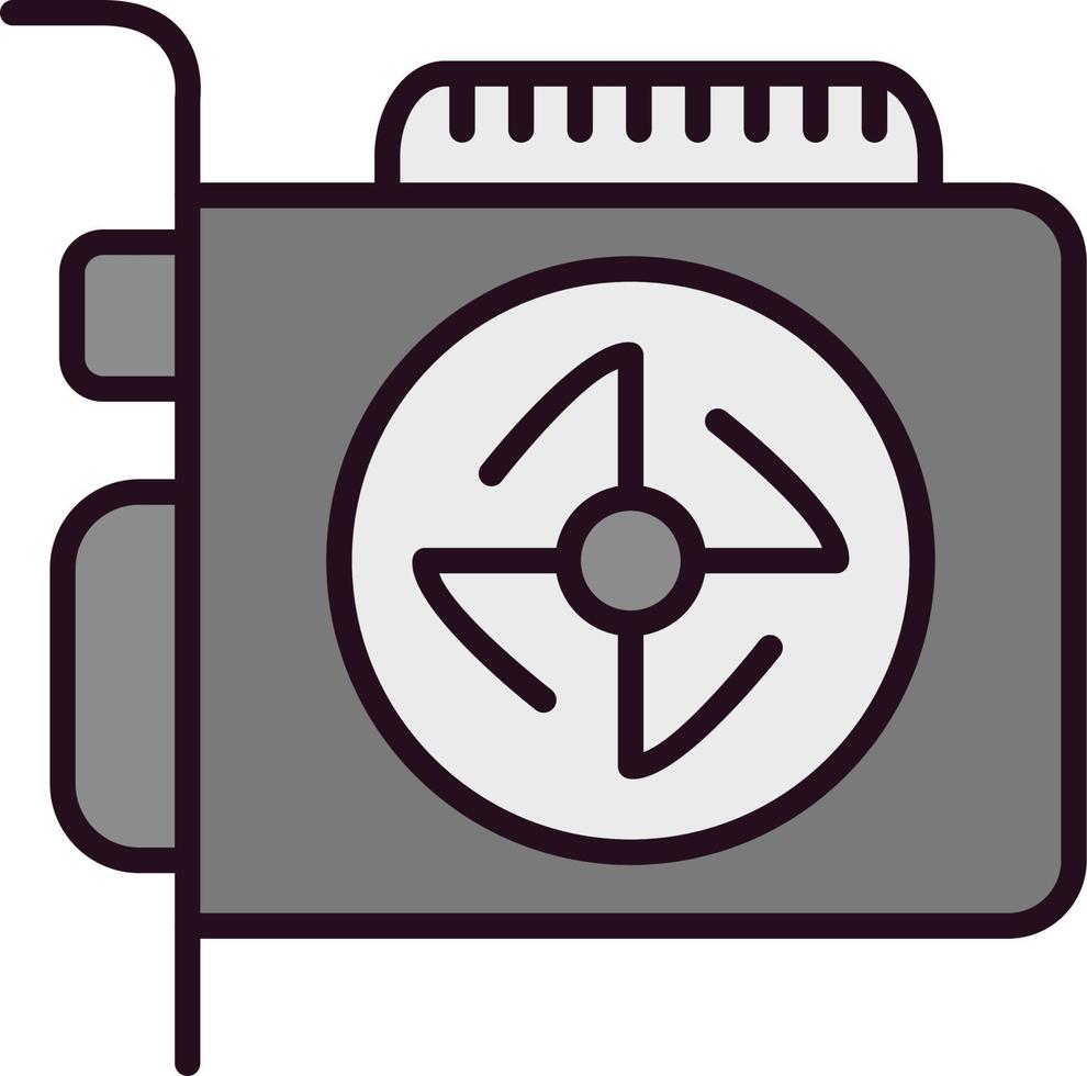 Graphics card Vector Icon