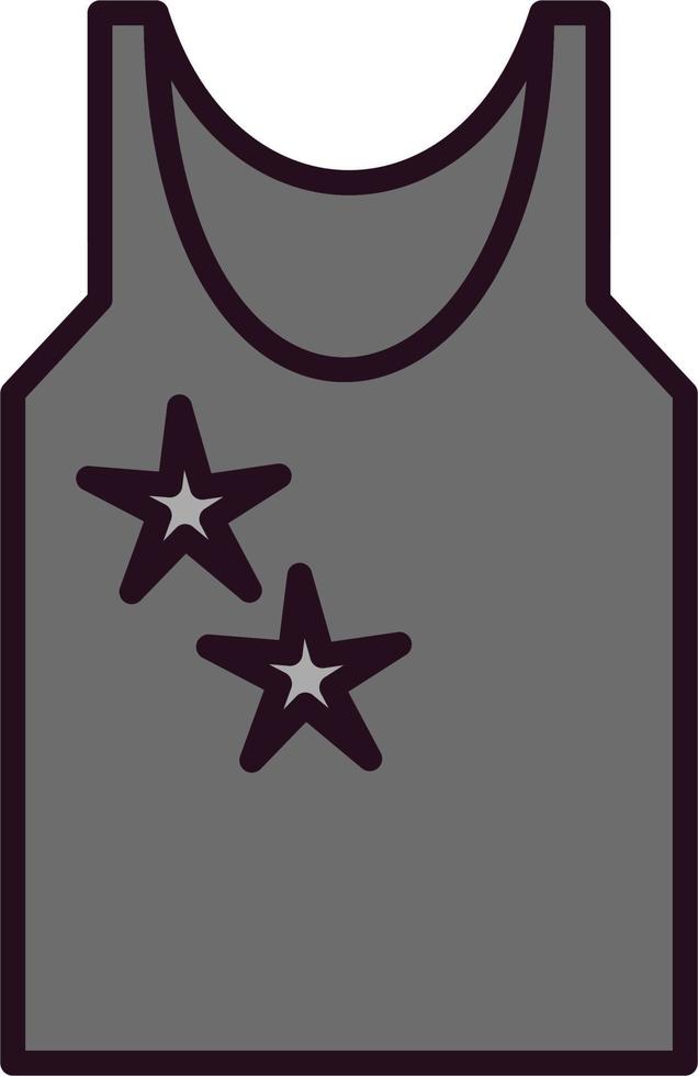 Sleeveless shirt Vector Icon