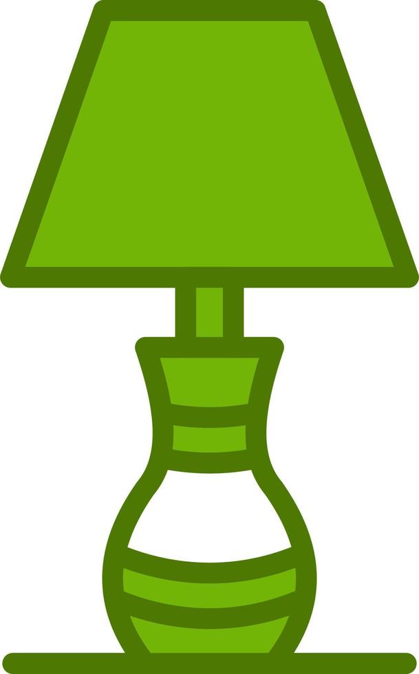 icono de vector de lámpara