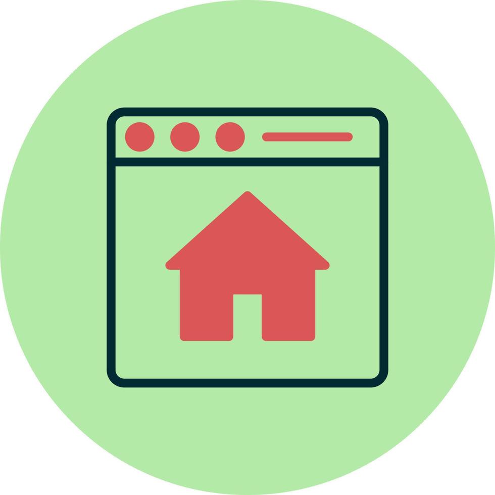 Home Page Vector Icon