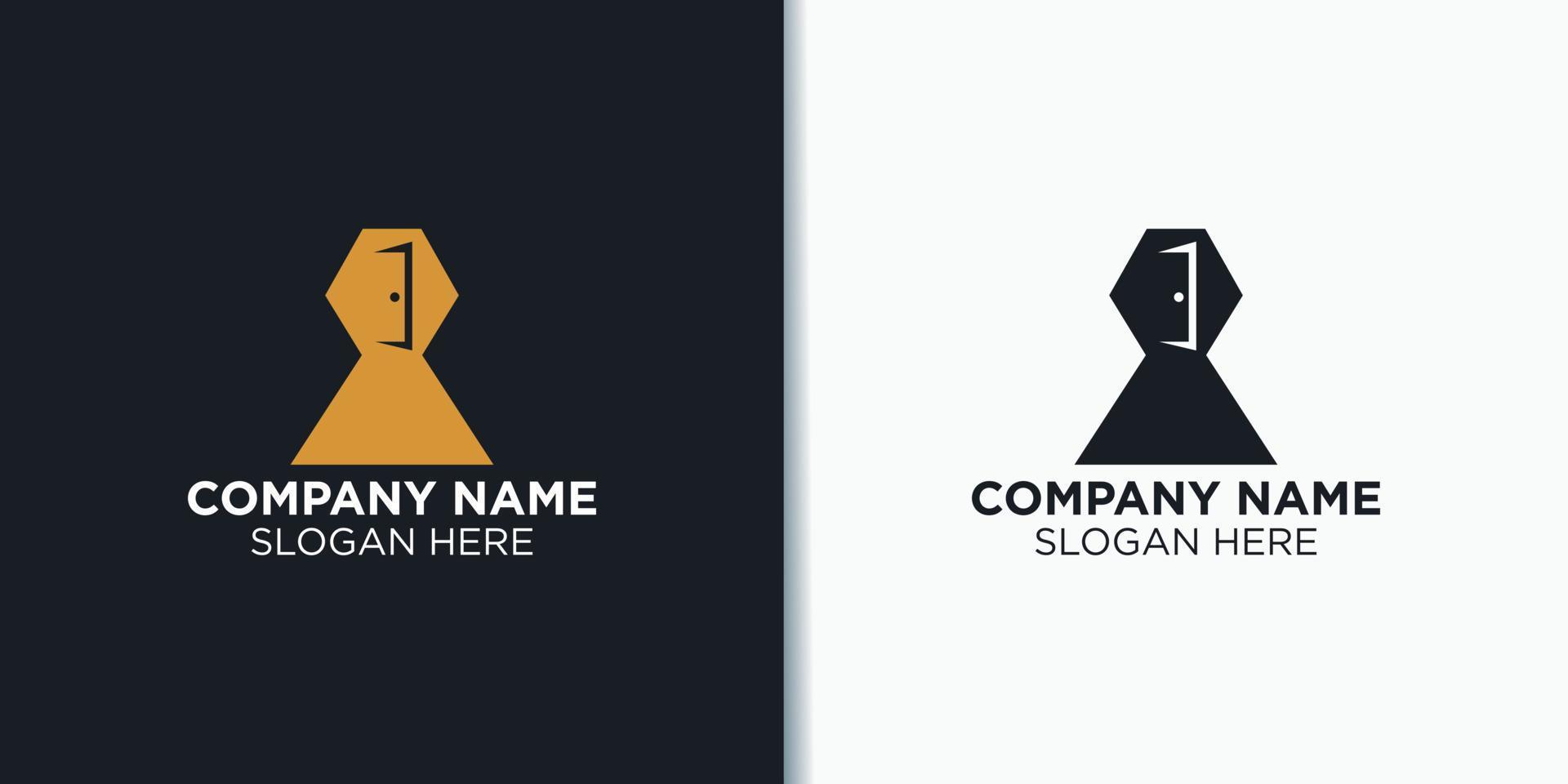 House key logo vector, building and construction logo inspiration vector