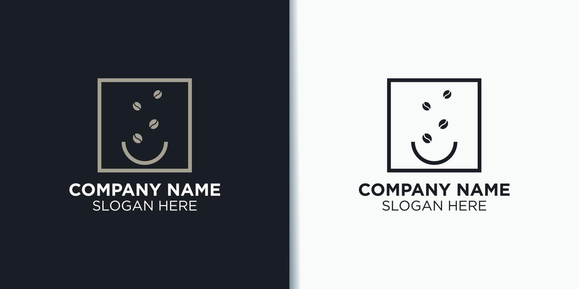 vector de logotipo vintage de café, inspiración de logotipo de café y bar