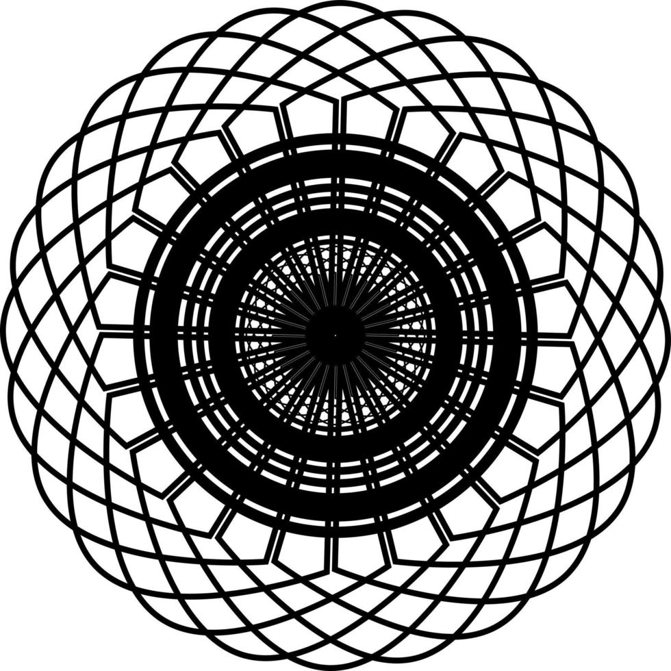 Mandala Art Design Vector Illustration, Elevate your designs with this intricate and eye-catching mandala art vector graphic. Ideal for use in a range of projects including posters, wall art, logo,