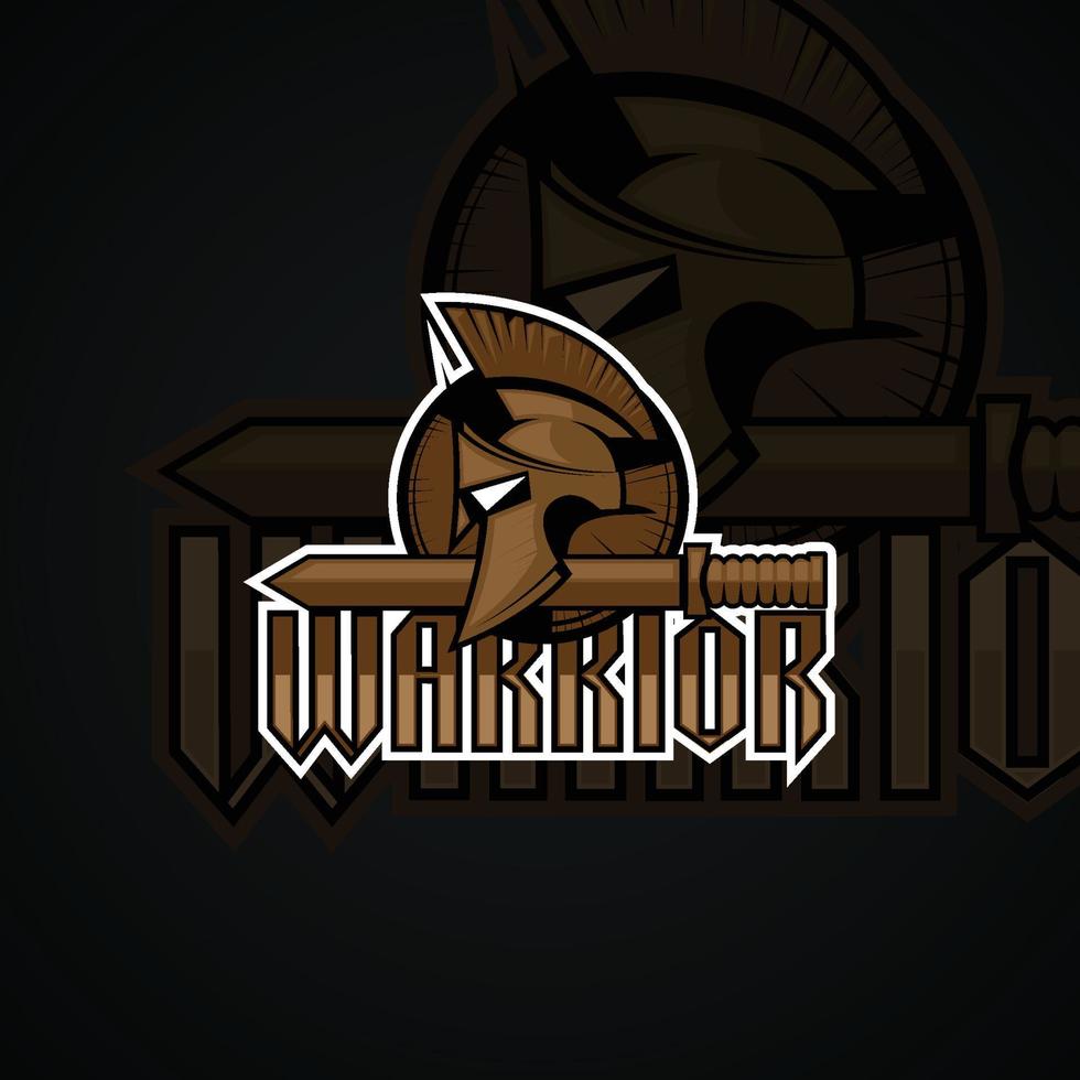 Warrior logo. High resolution vector image. EPS 10 vector graphics.