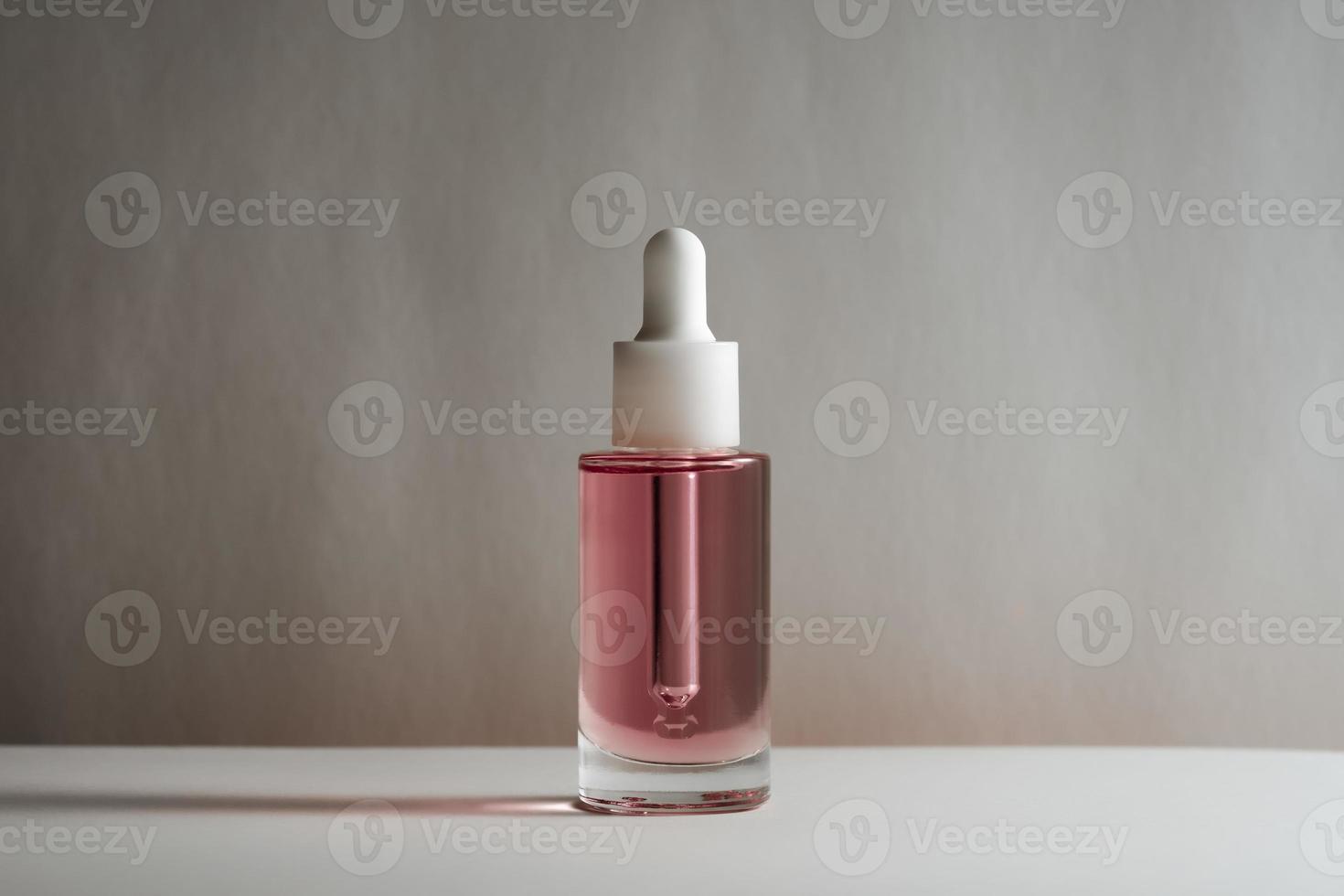 Pink face and hair oil photo