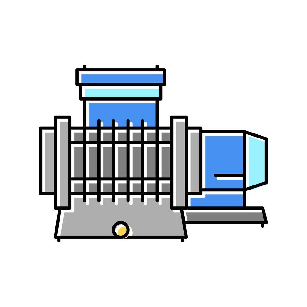 membrane compressor color icon vector illustration flat