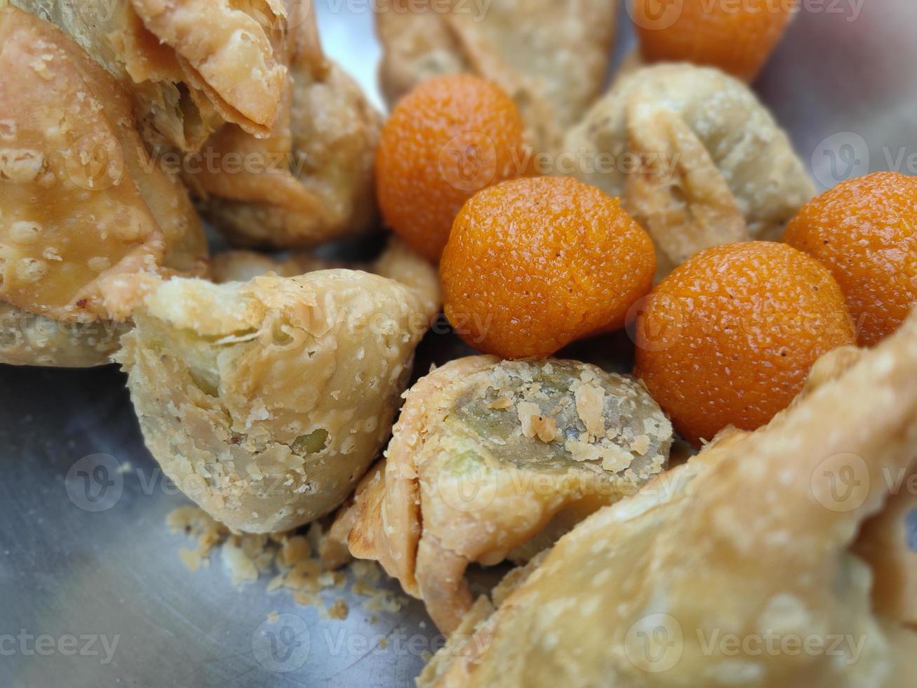 This Samosa Jalebi Laddu Indias Funny Stock Photo