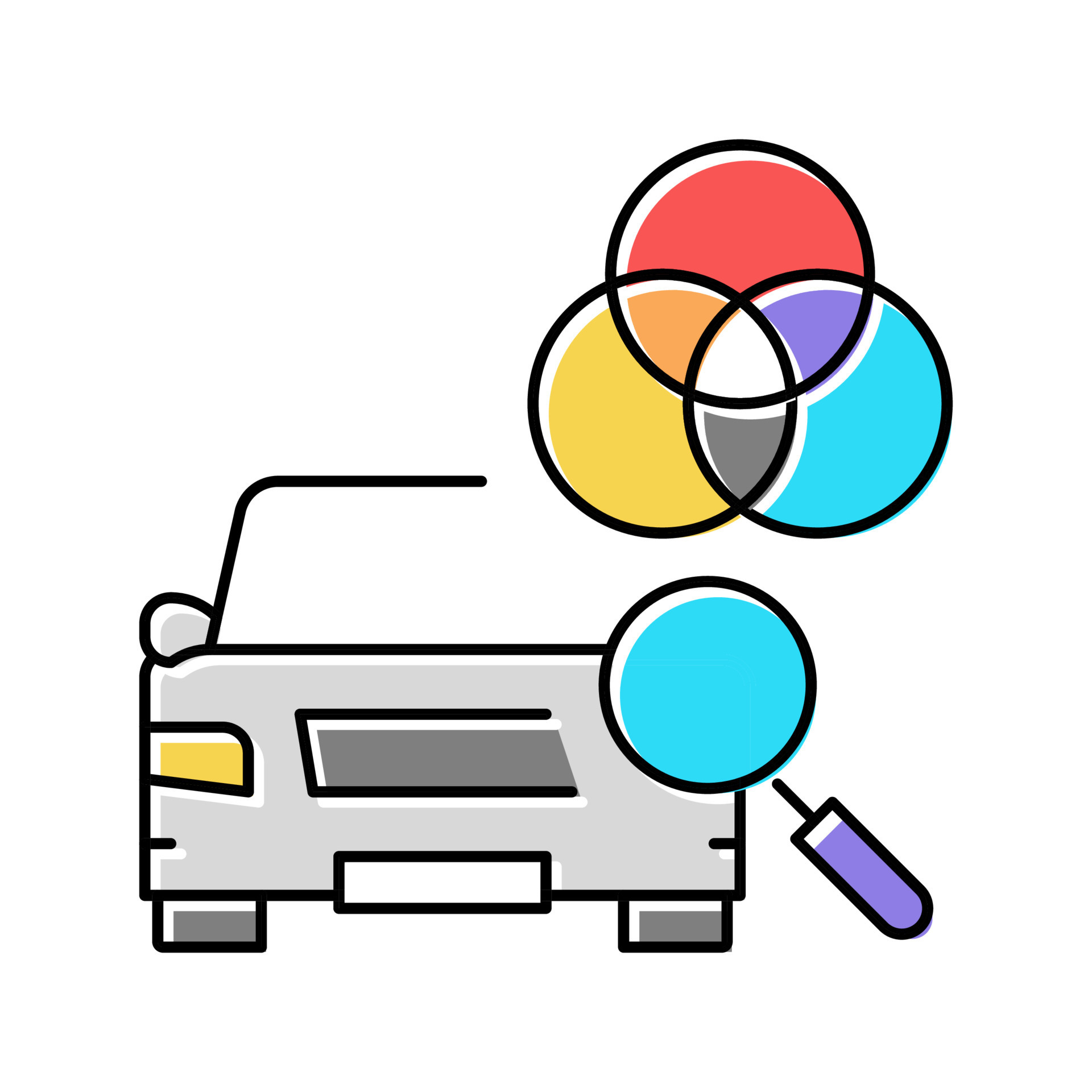 Color Matching Color Icon Vector Illustration 19573022 Vector Art At Color Matching Color Icon Vector Illustration 19573022 Vector Art At