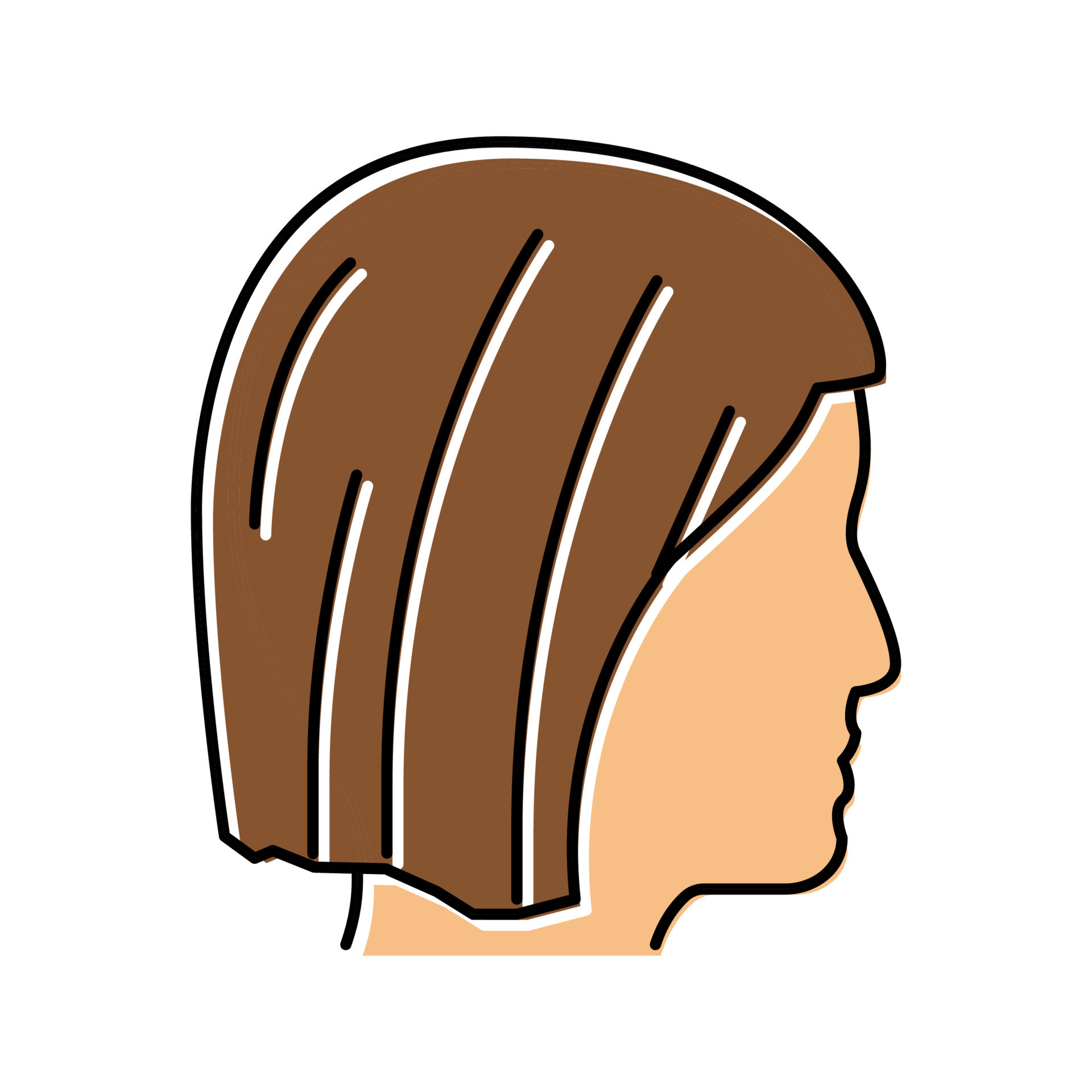 Short Hair Color Icon Vector Illustration 19574000 Vector Art At Vecteezy Short Hair Color Icon Vector Illustration 19574000 Vector Art At Vecteezy