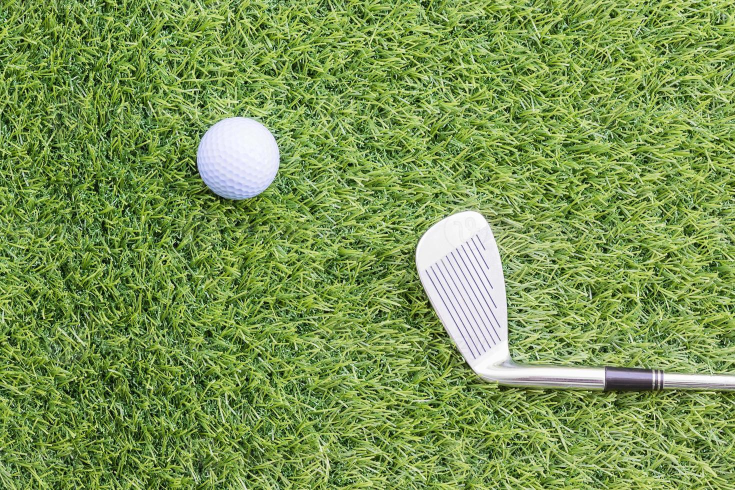 Sport objects related to golf equipment photo