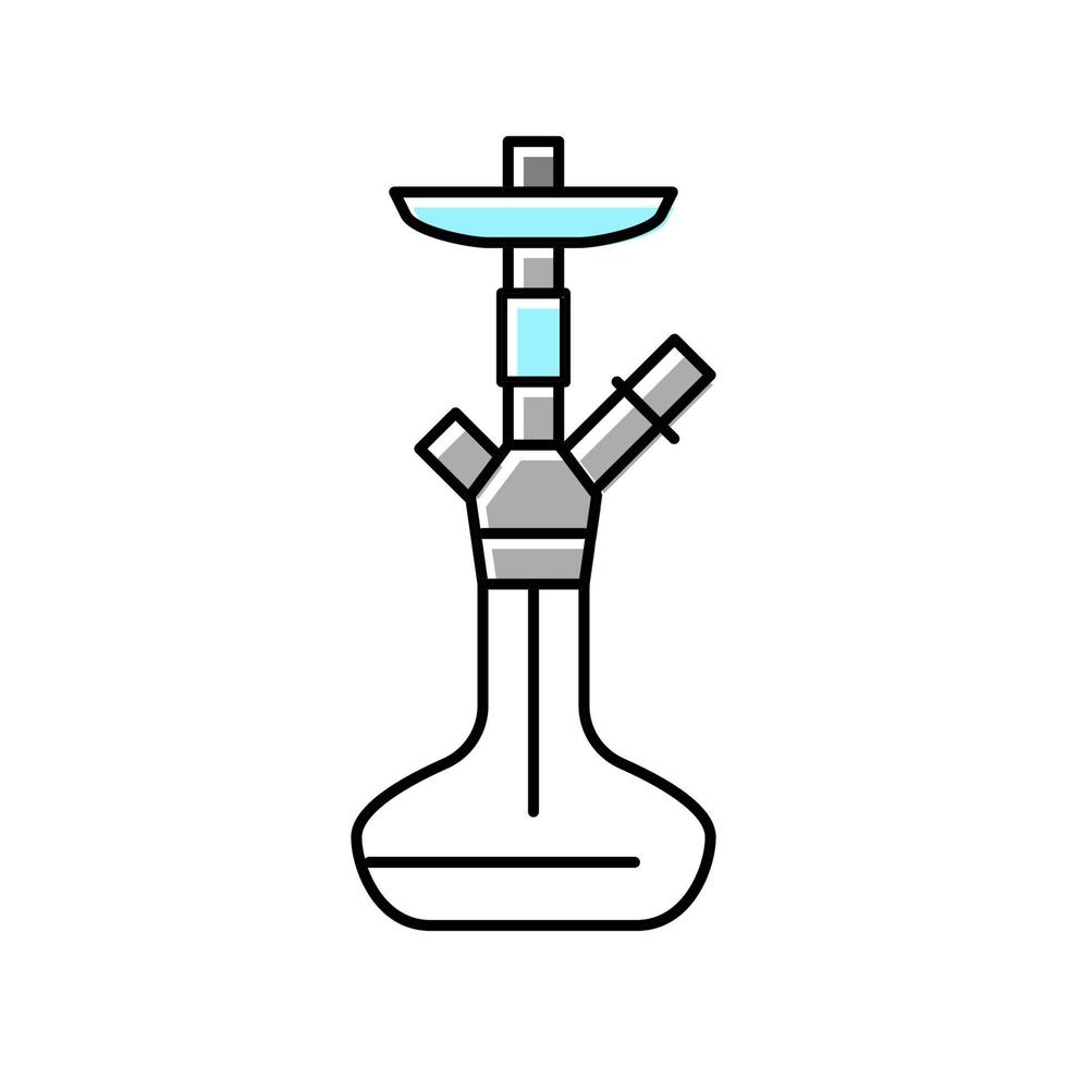 cachimba color moderno icono vector ilustración