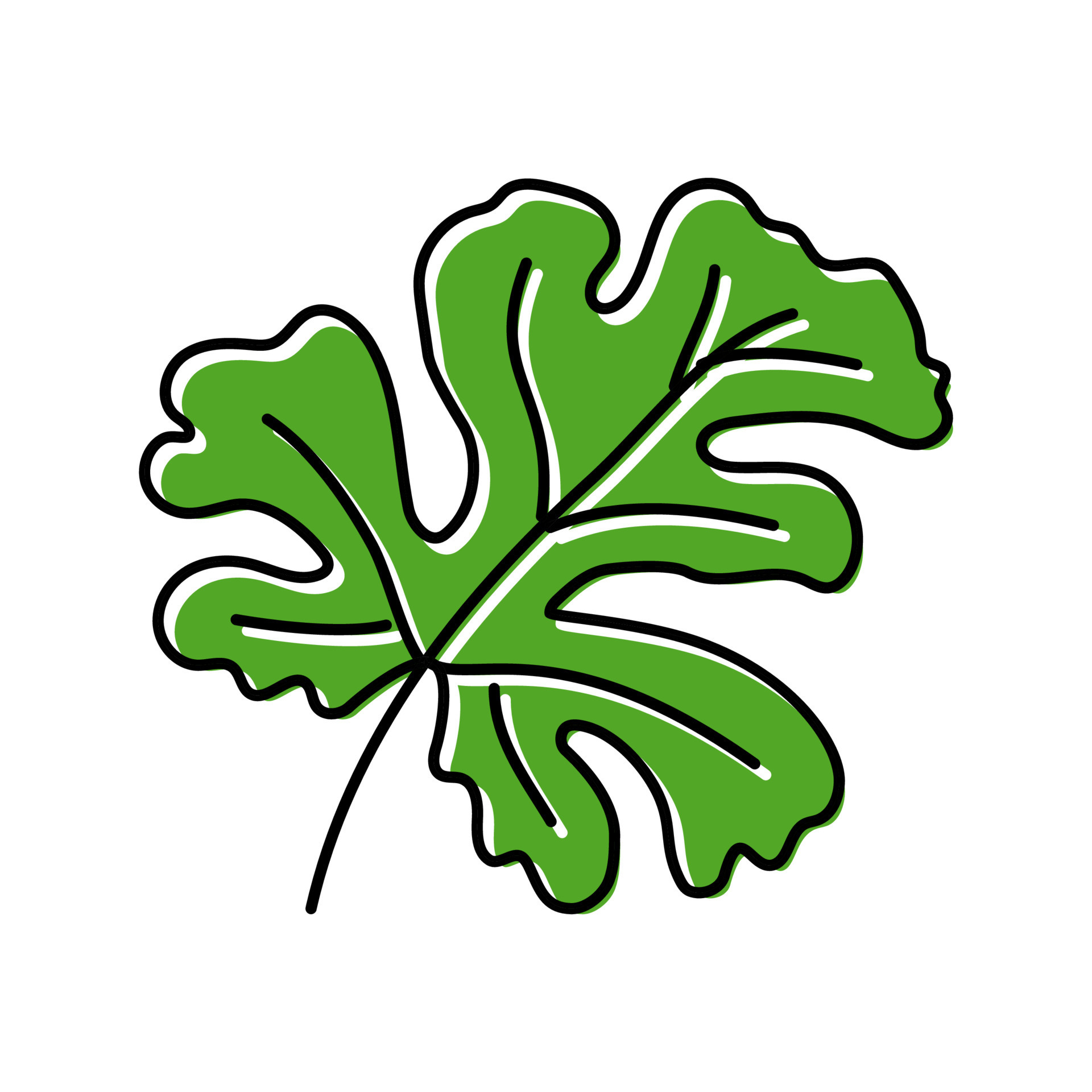 leaf watermelon color icon vector illustration 19575352 Vector Art at