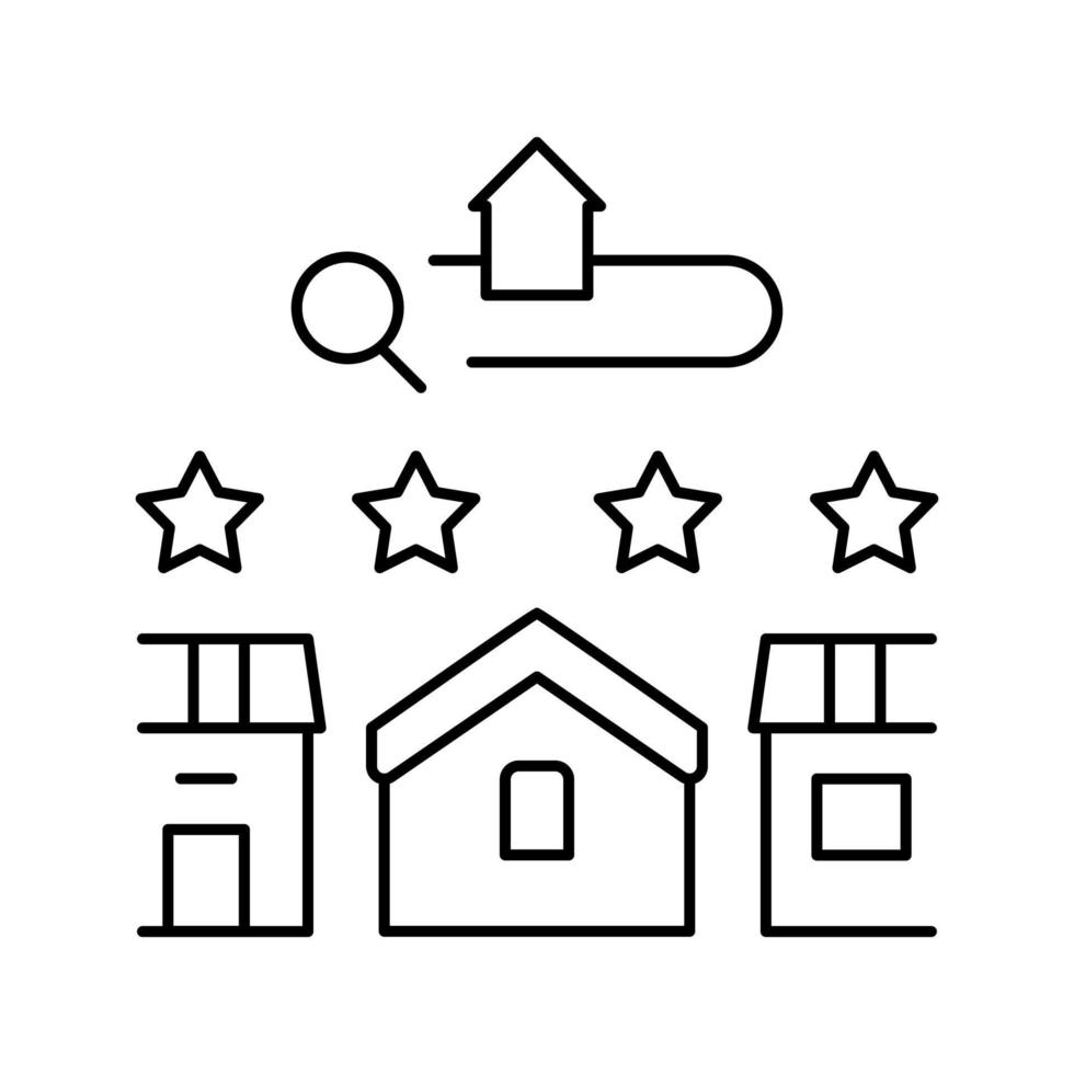 convenience arrangement line icon vector illustration
