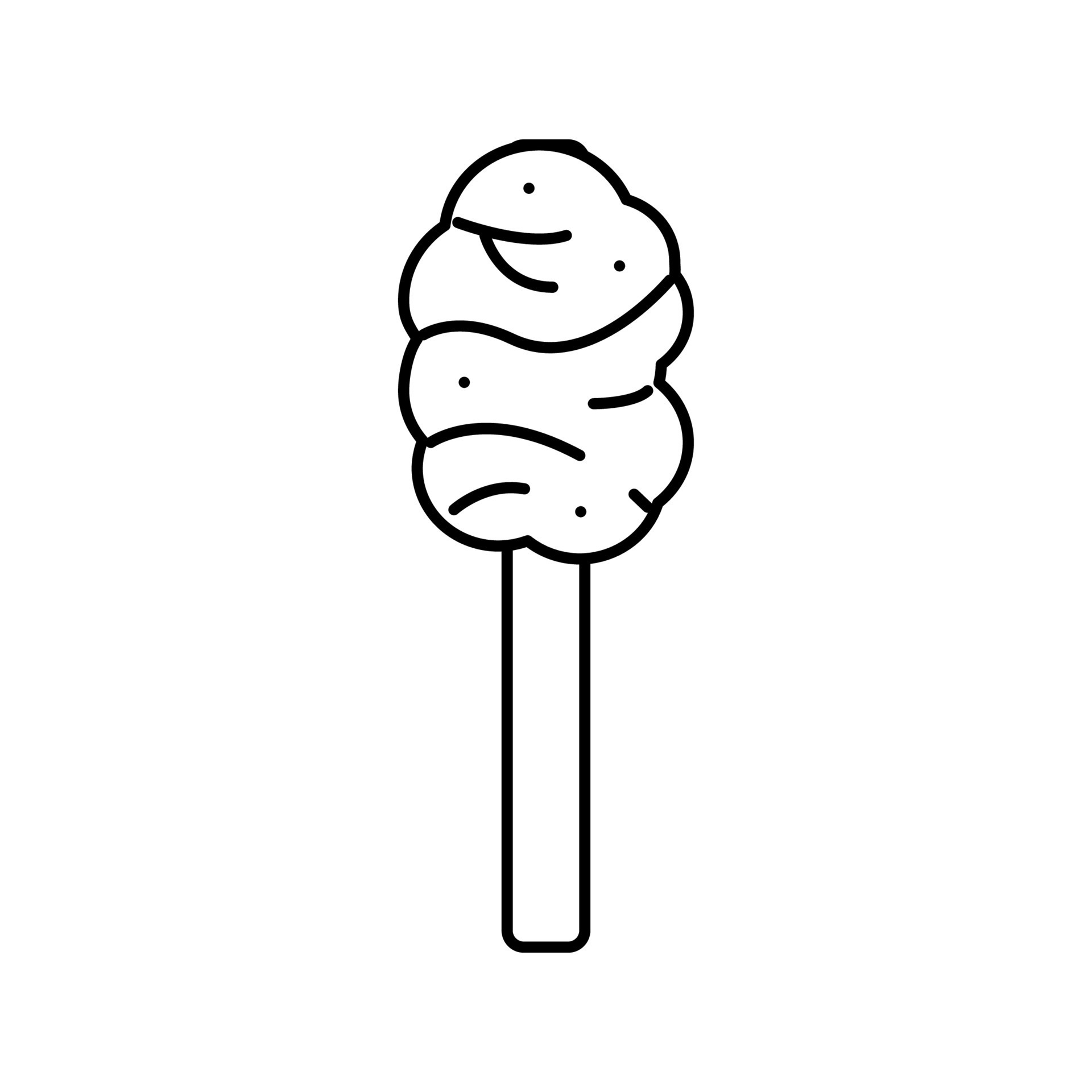 maple taffy line icon vector illustration 19575793 Vector Art at Vecteezy