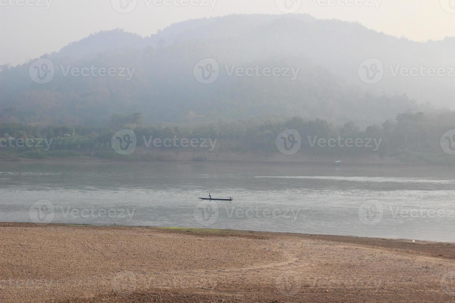 The morning air on the river is beautiful. photo