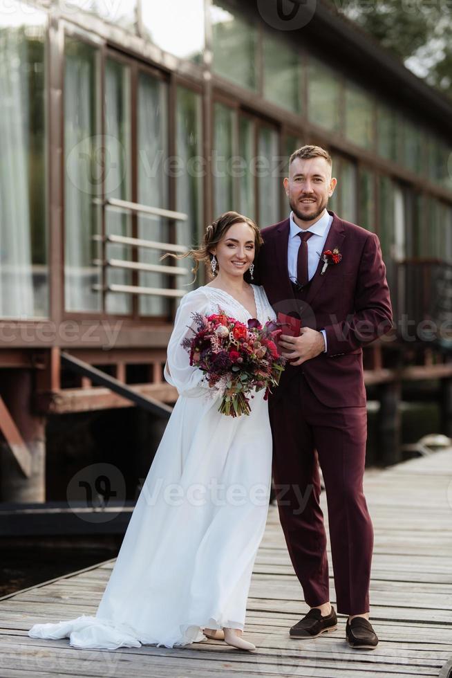 the first meeting of the bride and groom photo