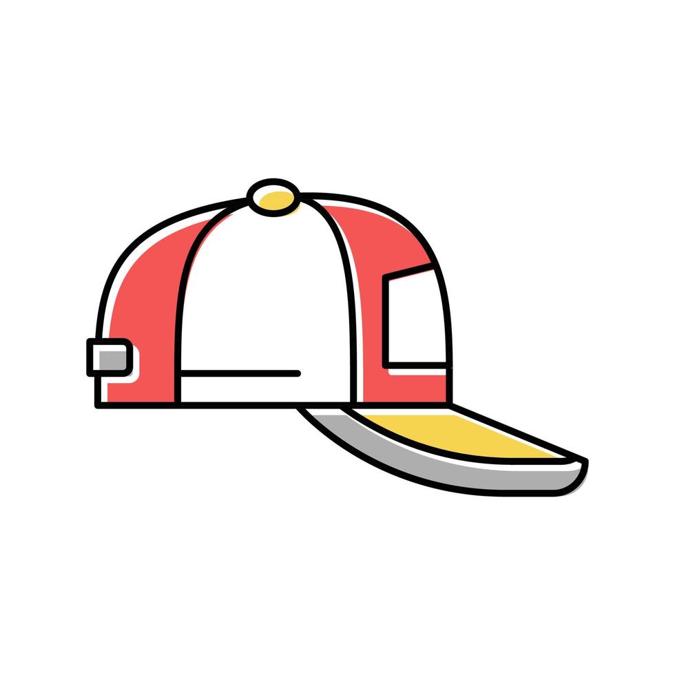 cap summer color icon vector illustration