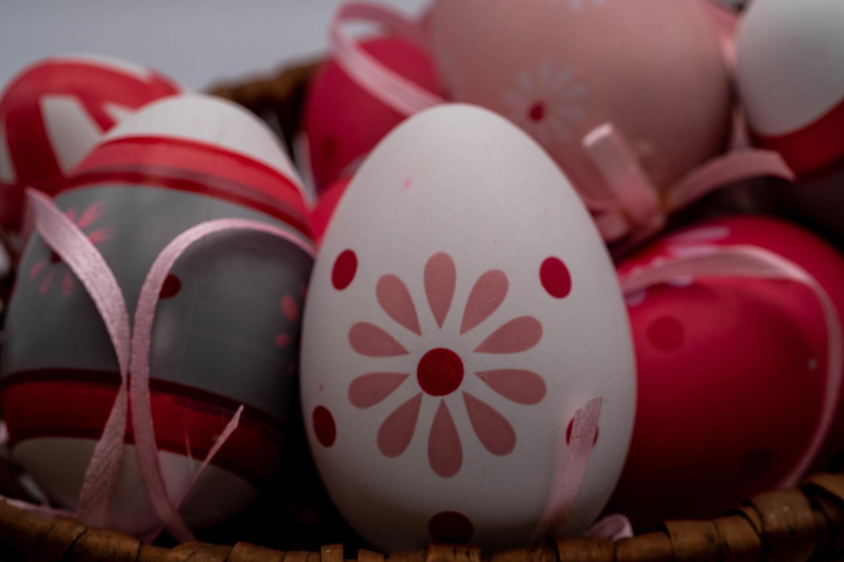 a texture of colored Easter eggs, in the Easter season 2023 19576790