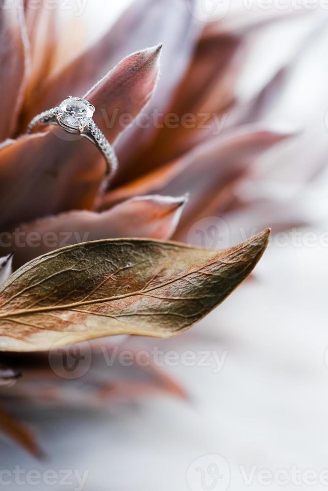 Close up of wedding ring photo