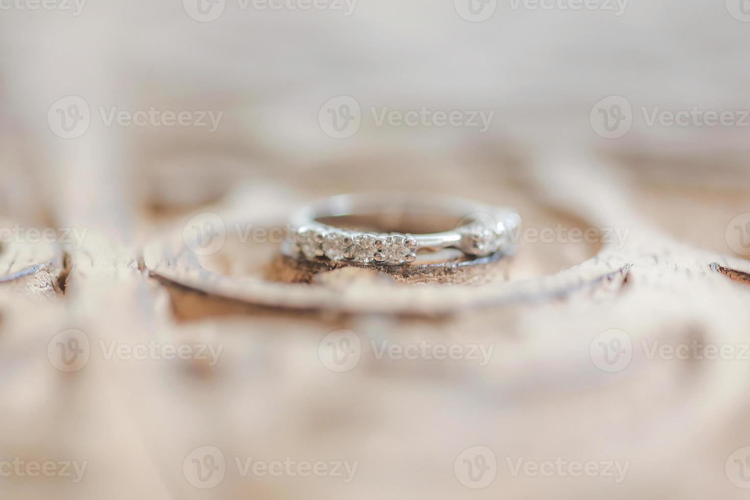 Close up of wedding ring photo