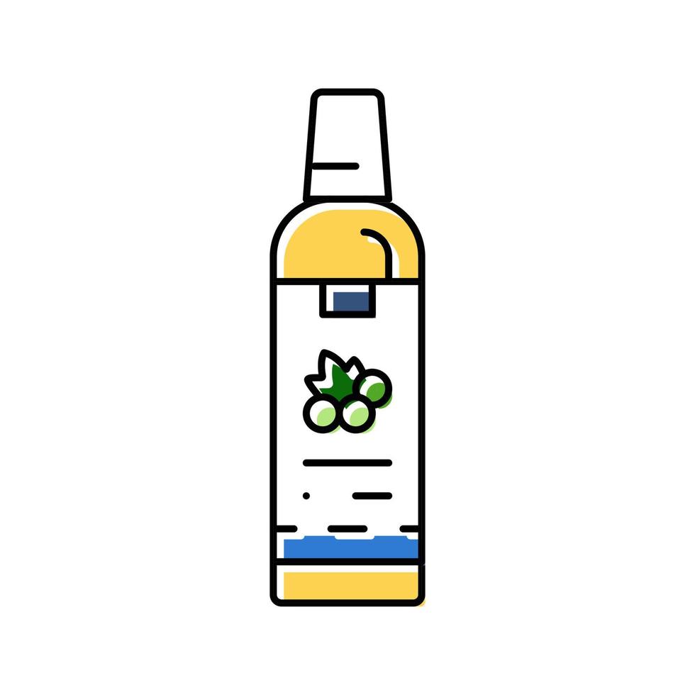 ilustración de vector de icono de color de uva de aceite de semilla