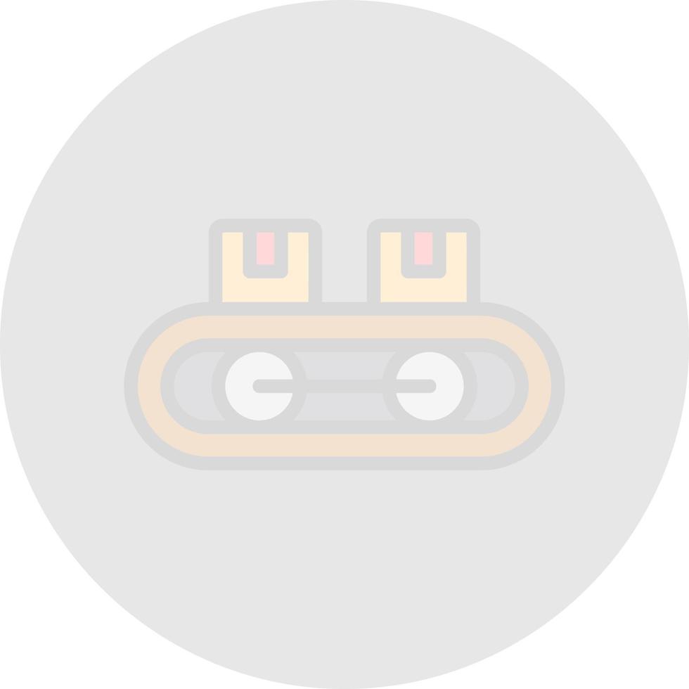 Conveyor Belt Vector Icon