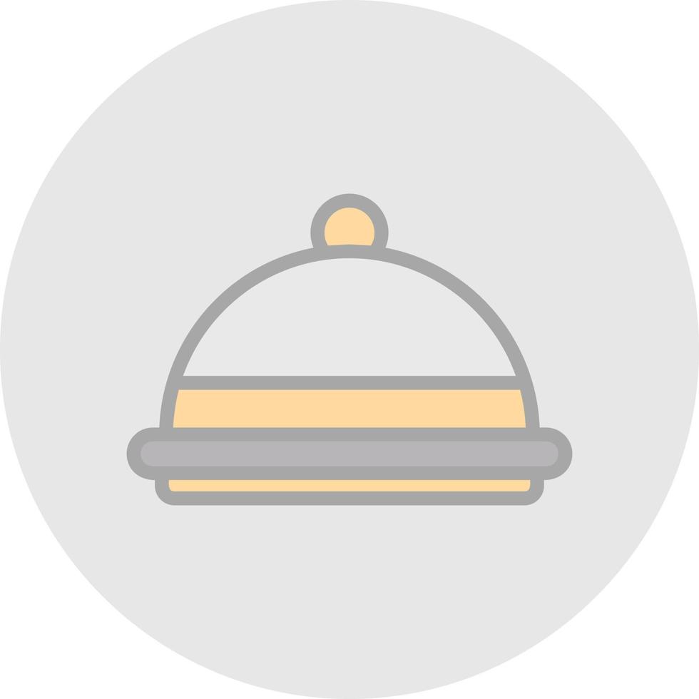 Food Tray Vector Icon