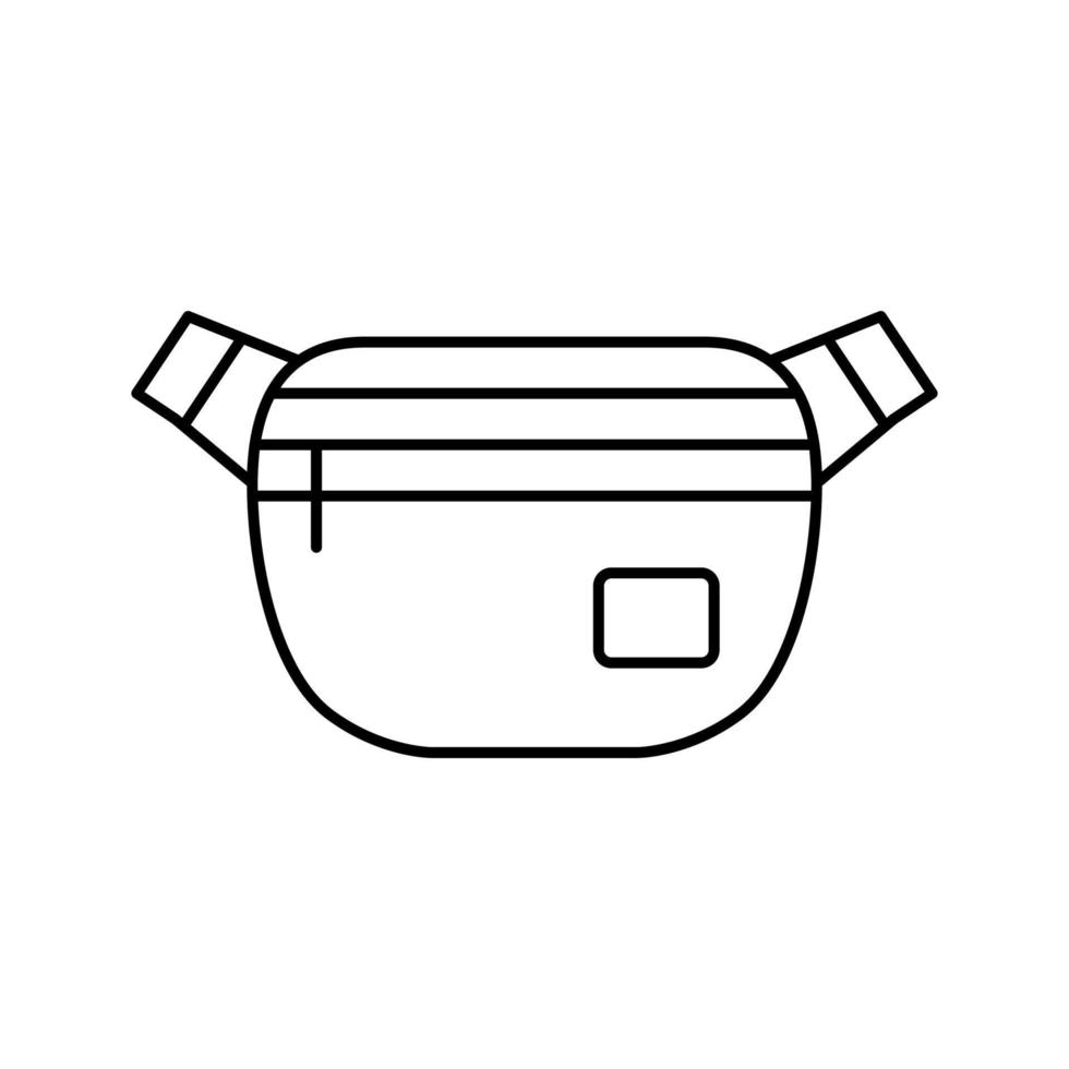 bolso de mujer bolso línea icono vector ilustración