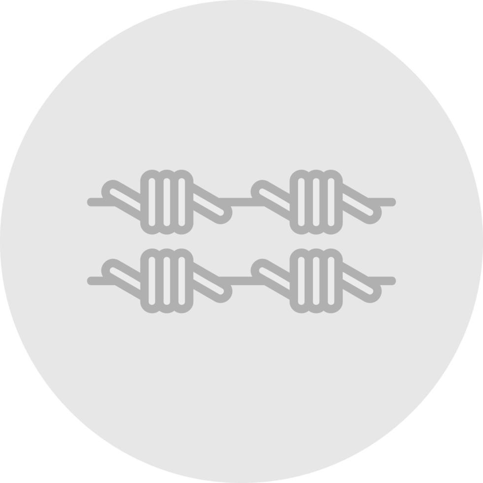 Barbed Wire Vector Icon