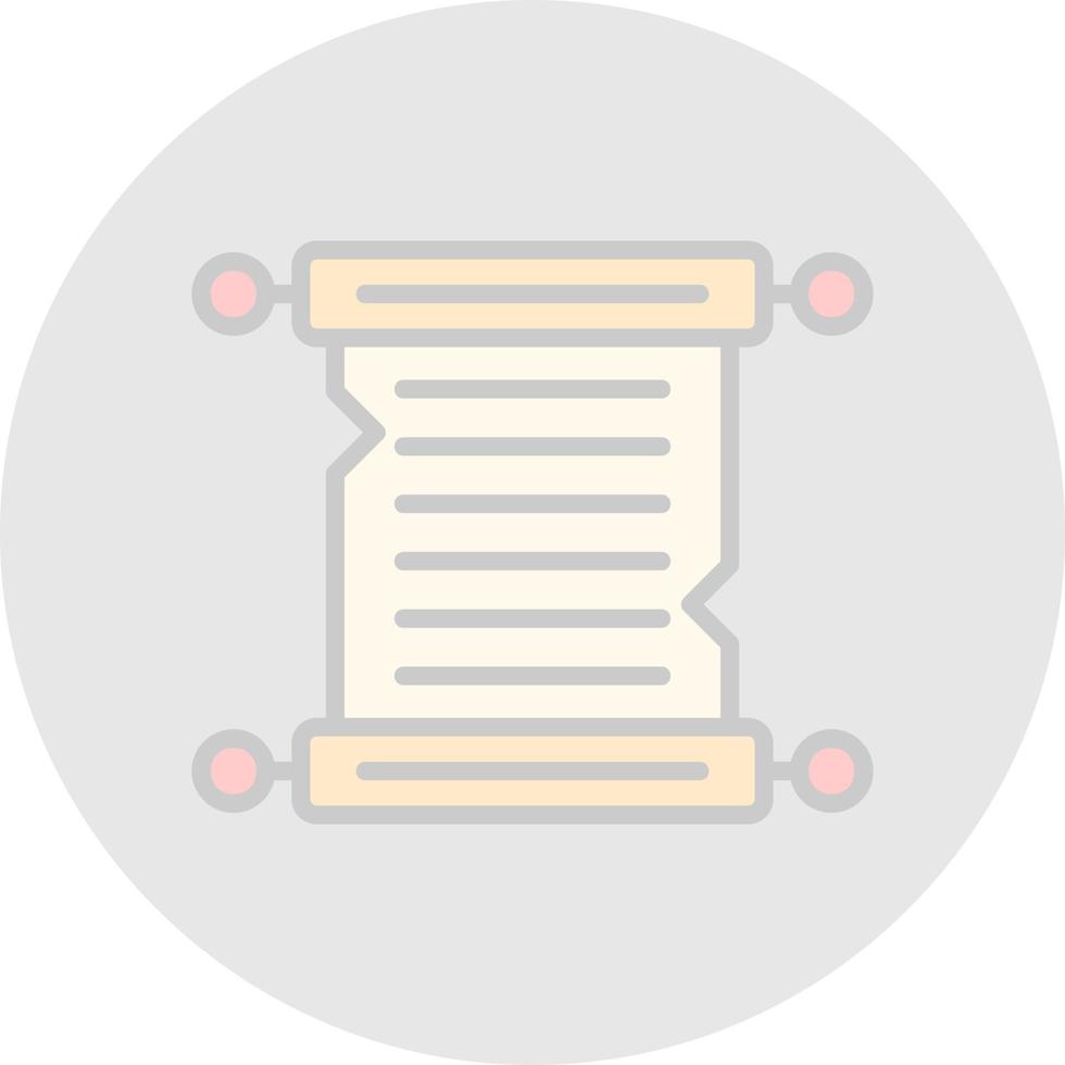 Parchment Vector Icon
