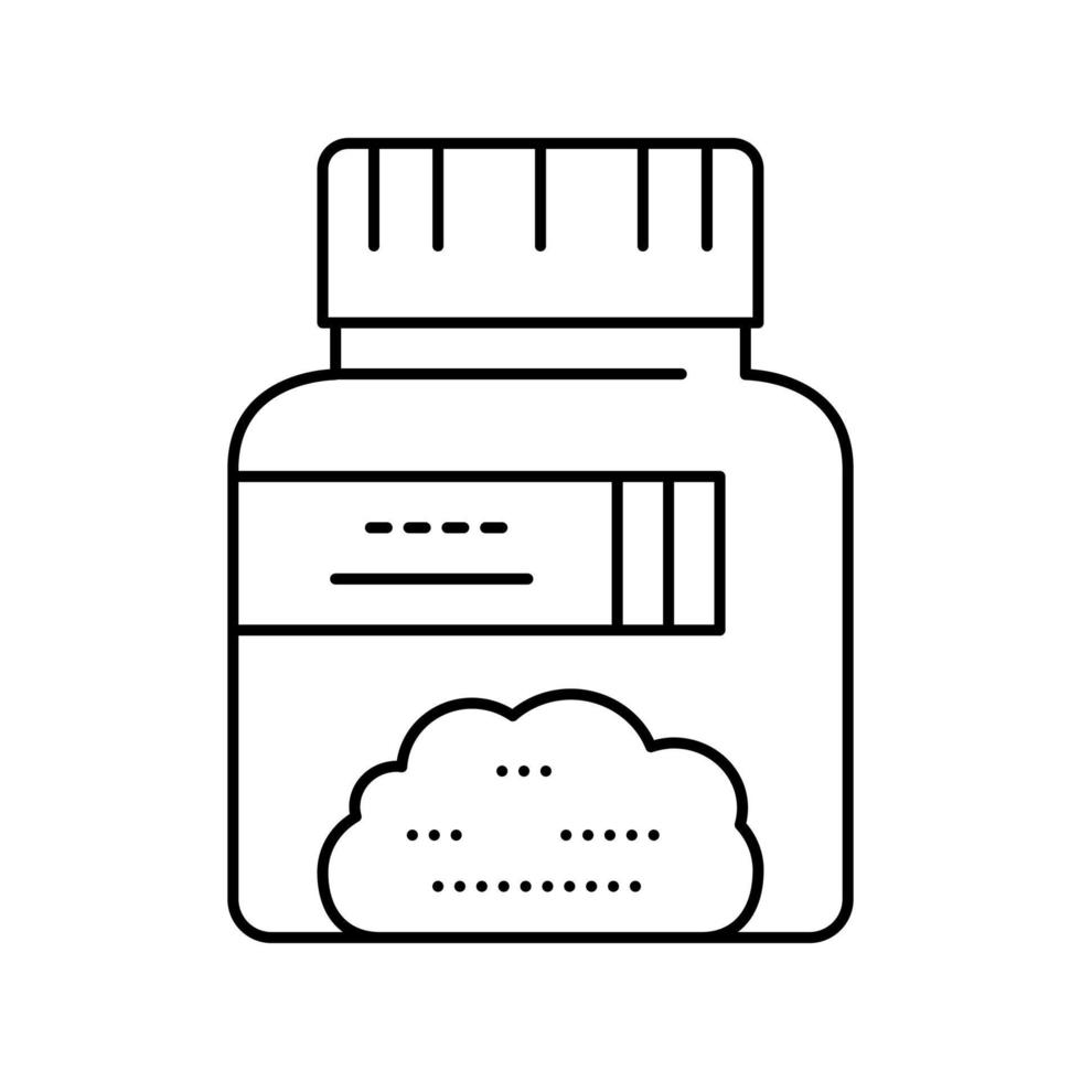 ground analysis line icon vector illustration