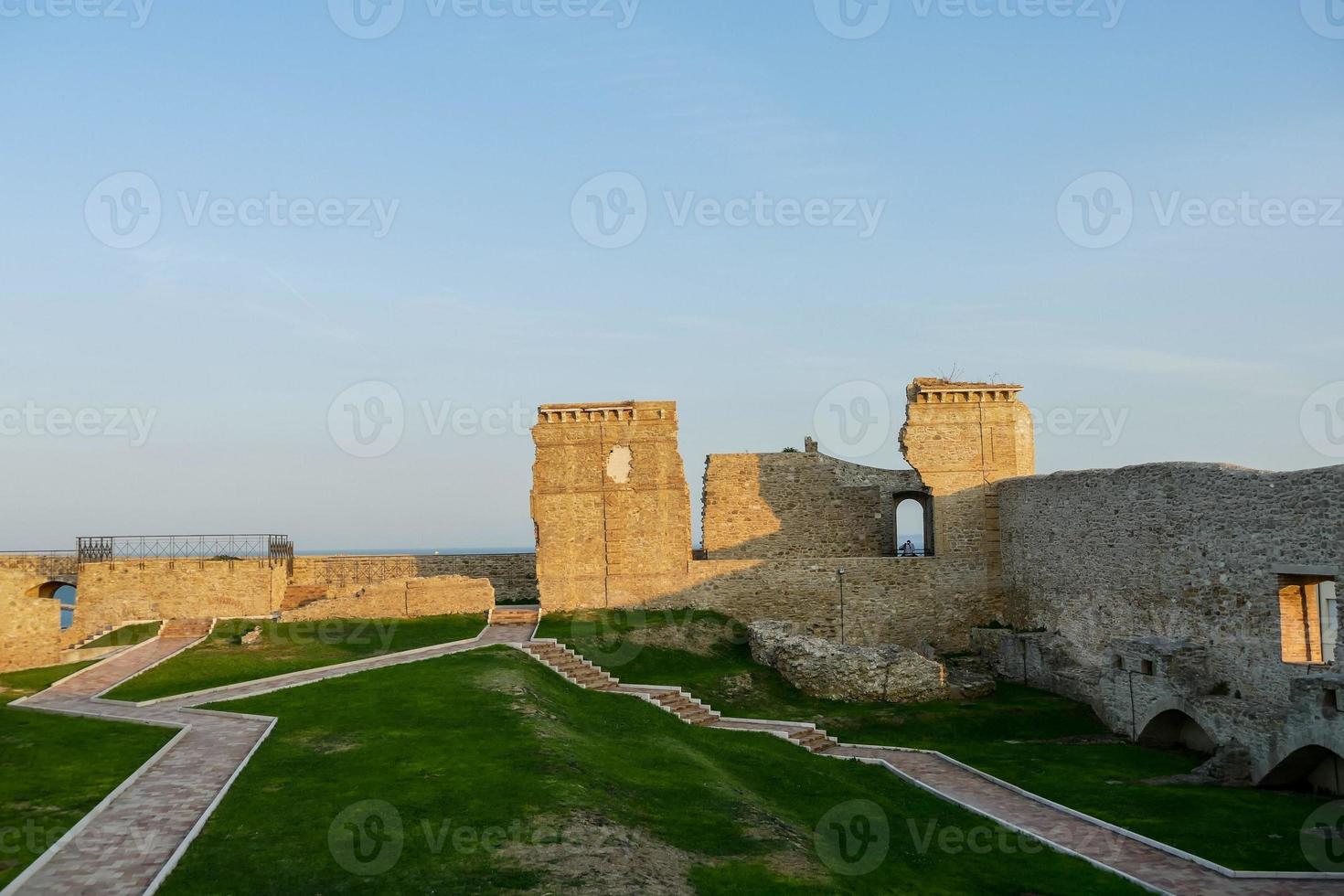 Ruins at Lake Garda, Italy photo